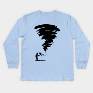 Fly a Kite in a Hurricane T-Shirt for Kids Kids Long Sleeve T-Shirt